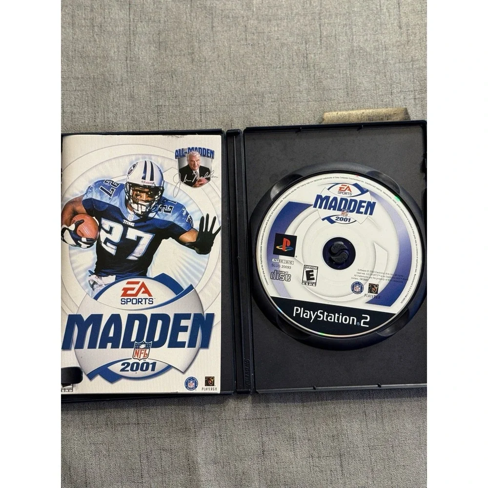 Madden 2001 Football - Sony PlayStation 2 w/pamphlet Untested Estate